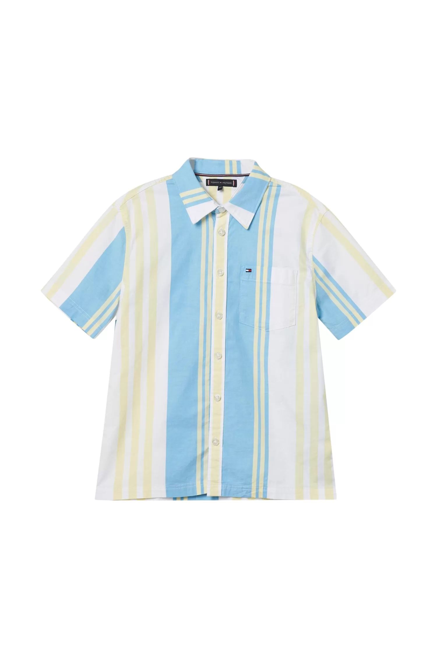 Tommy Hilfiger Skjorta Block Stripe Shirt S/S Best Sale