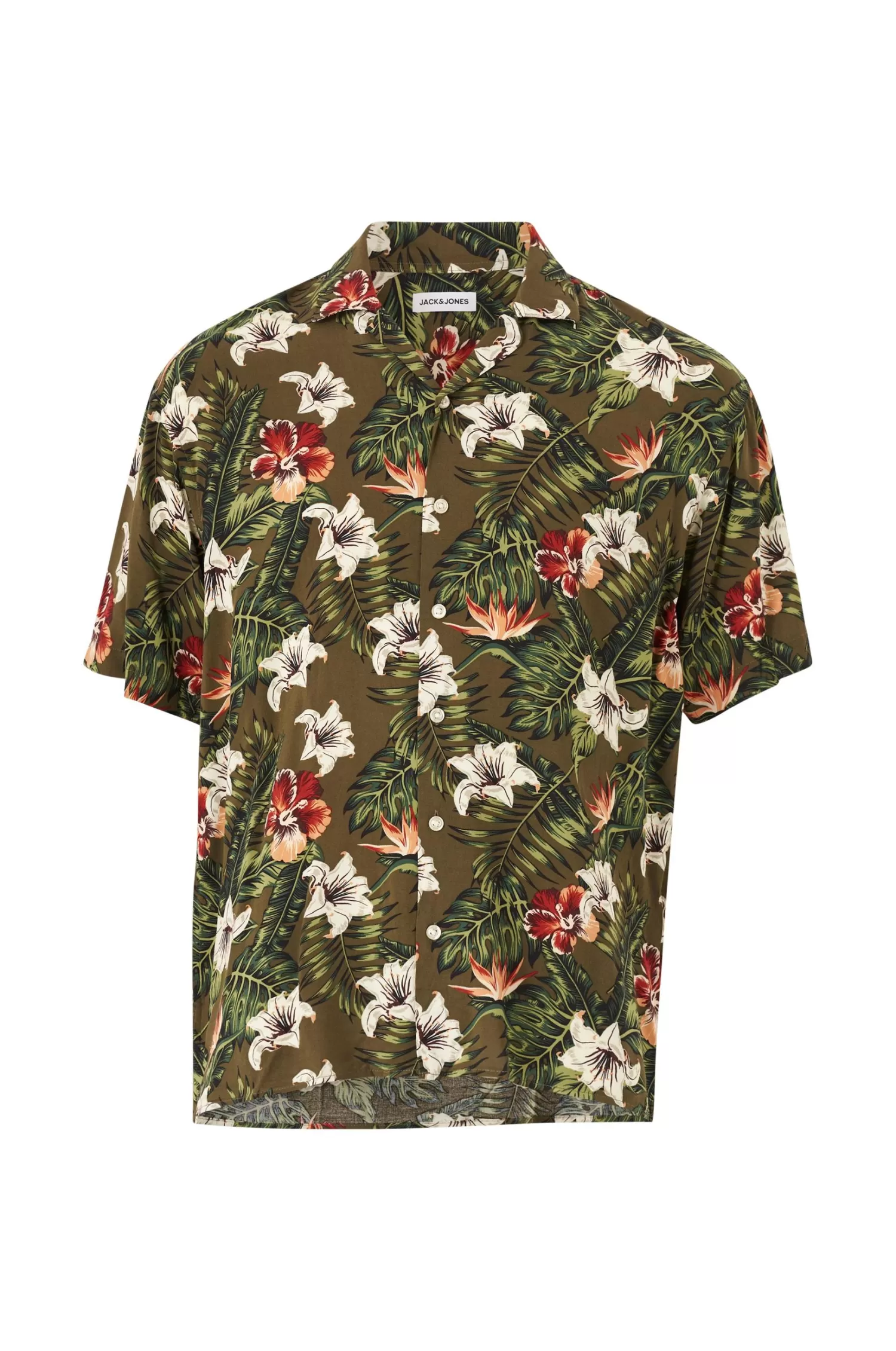 Jack & Jones Skjorta Jjejeff Resort Floral Shirt Ss Discount
