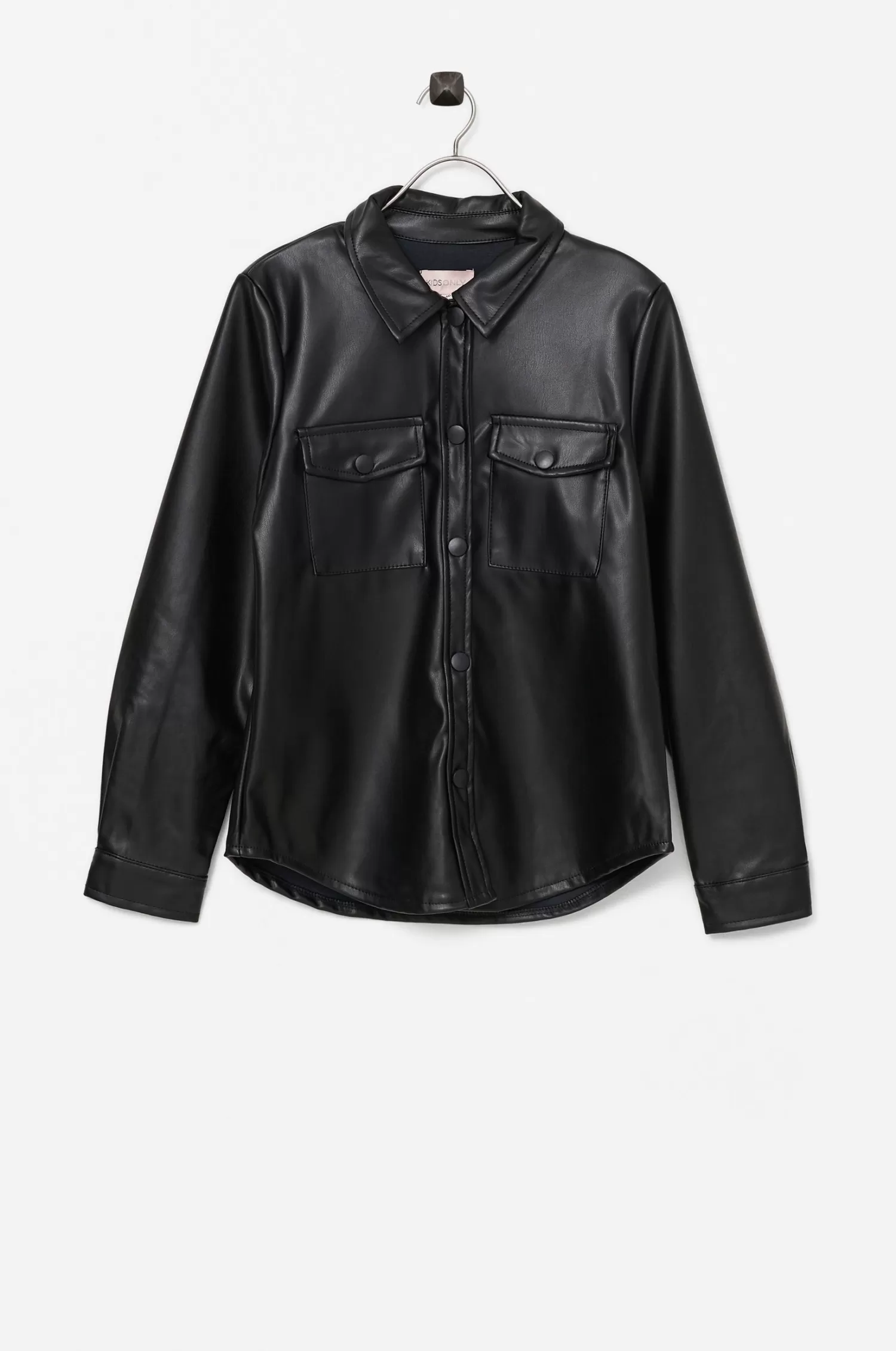KIDS ONLY Skjorta Konruma L/S Faux Leather Shirt Pnt Best Sale