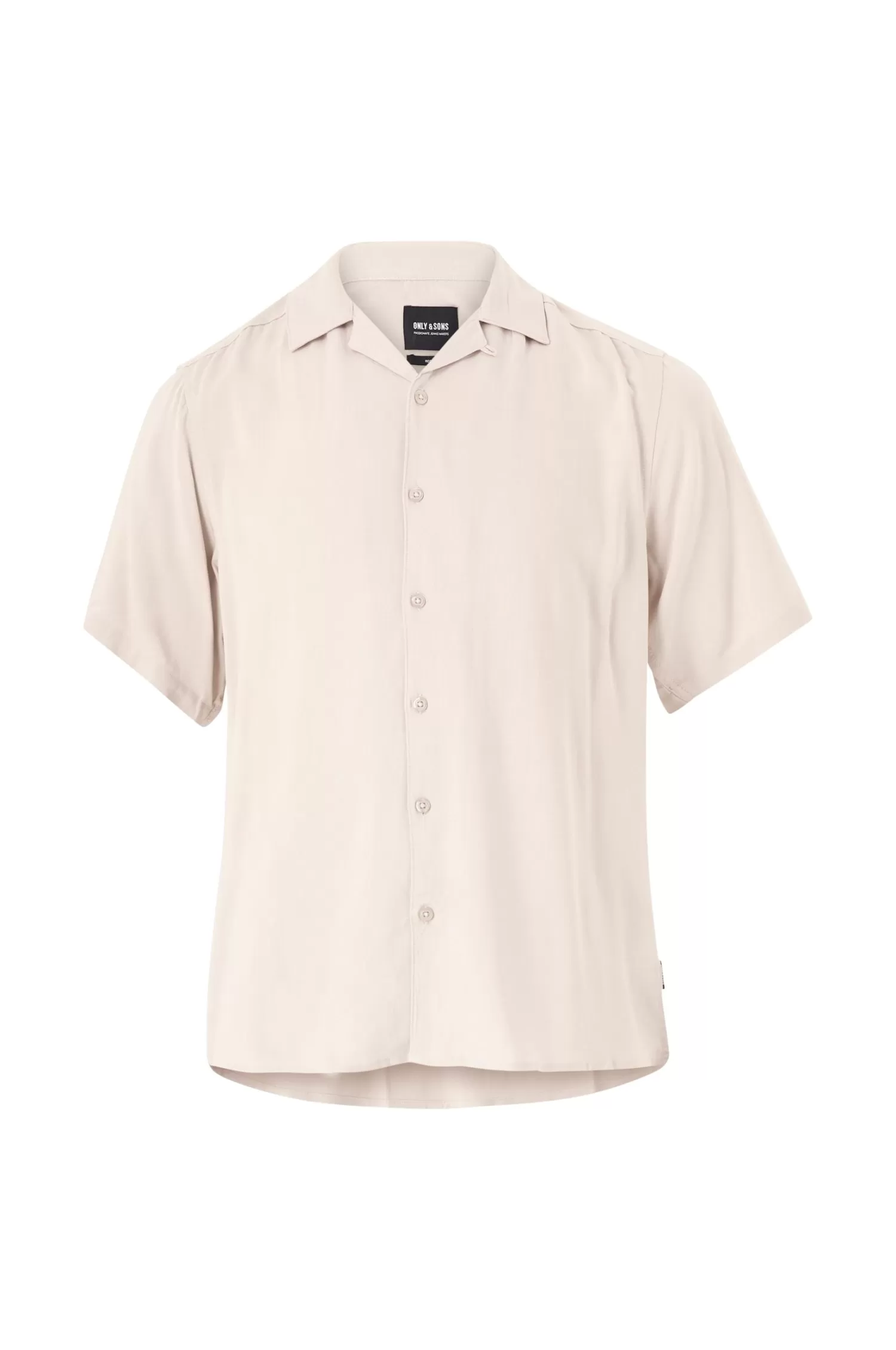 ONLY & SONS Skjorta Onsdash Life Reg Solid Visc Res Ss Best