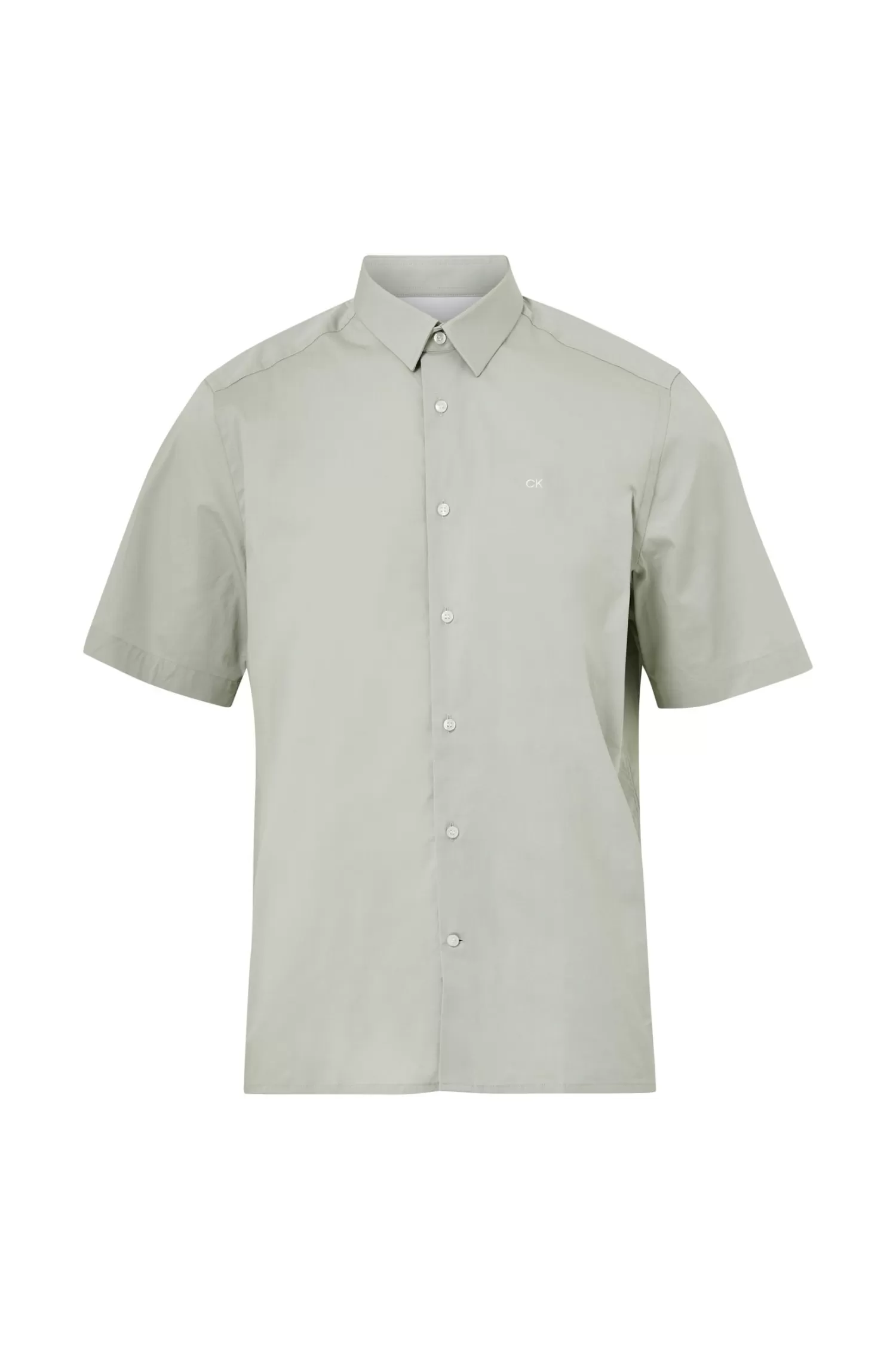 Calvin Klein Skjorta Stretch Poplin S/S Regular Shirt Best