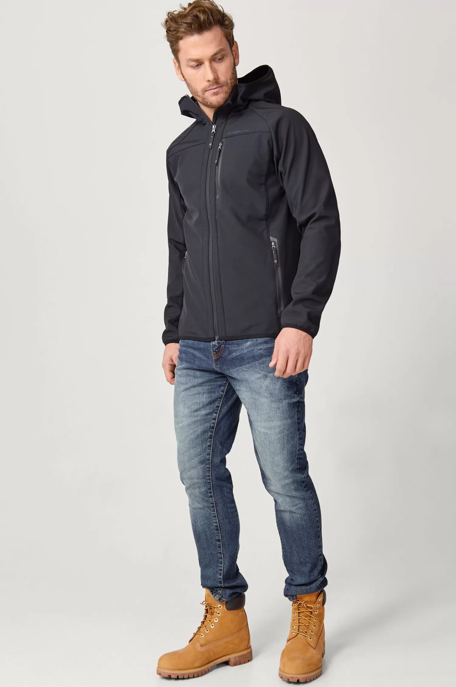 Áhkká Softshelljacka Med Huva Fashion