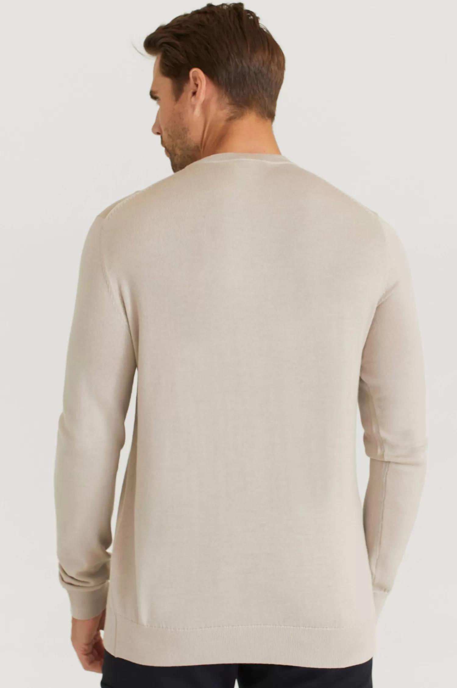 Studio Total Stickad Troja Merino Crew Neck Flash Sale