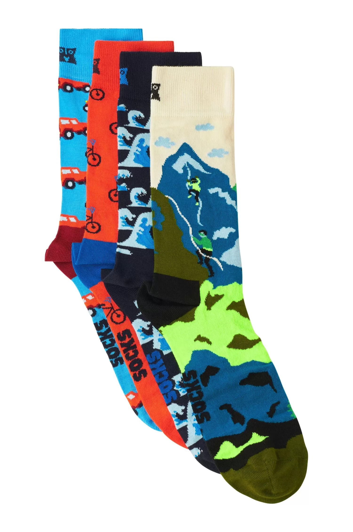 Happy Socks Strumpor 4-Pack Out And About Socks Gift Set Store