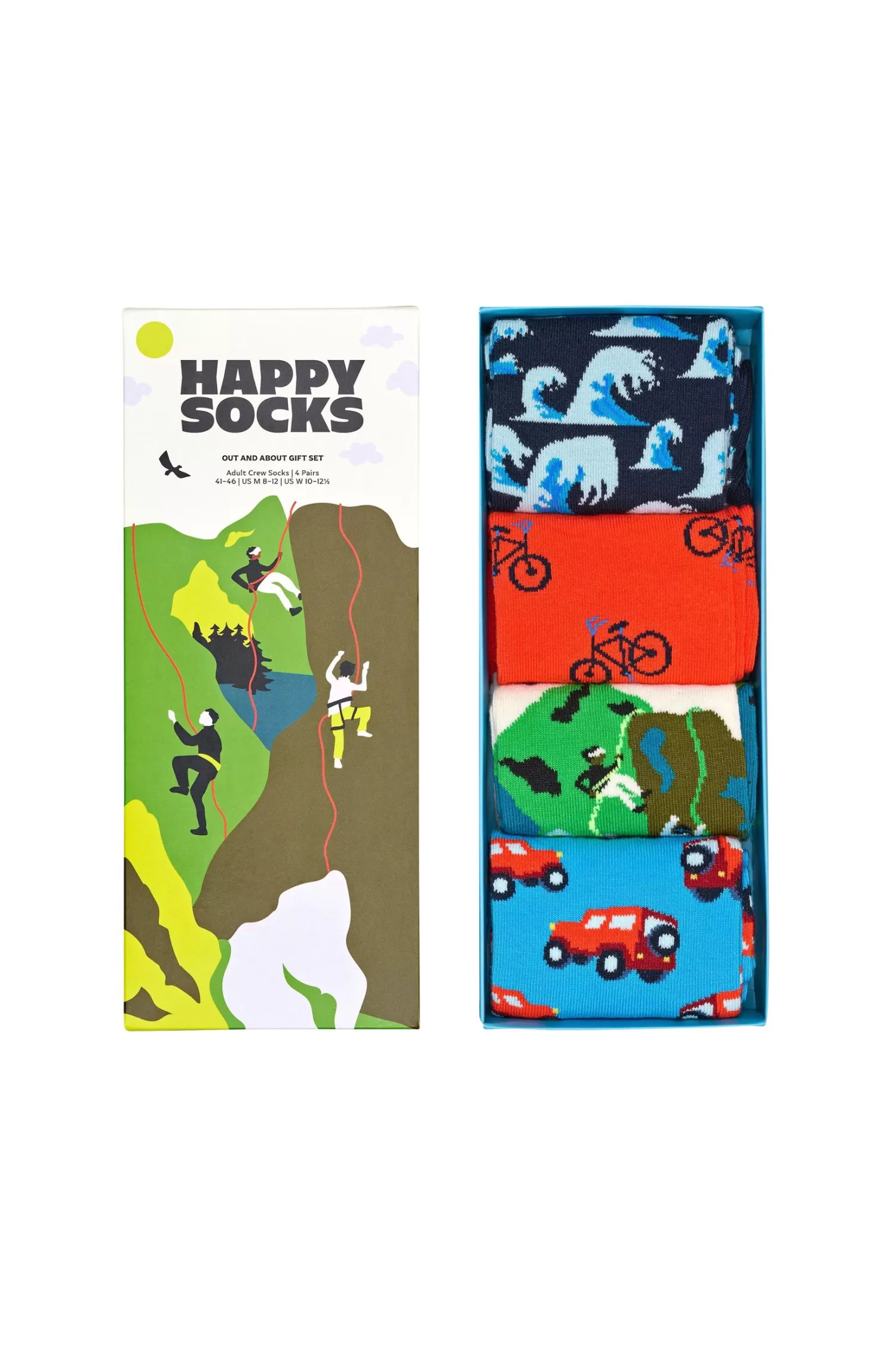Happy Socks Strumpor 4-Pack Out And About Socks Gift Set Store