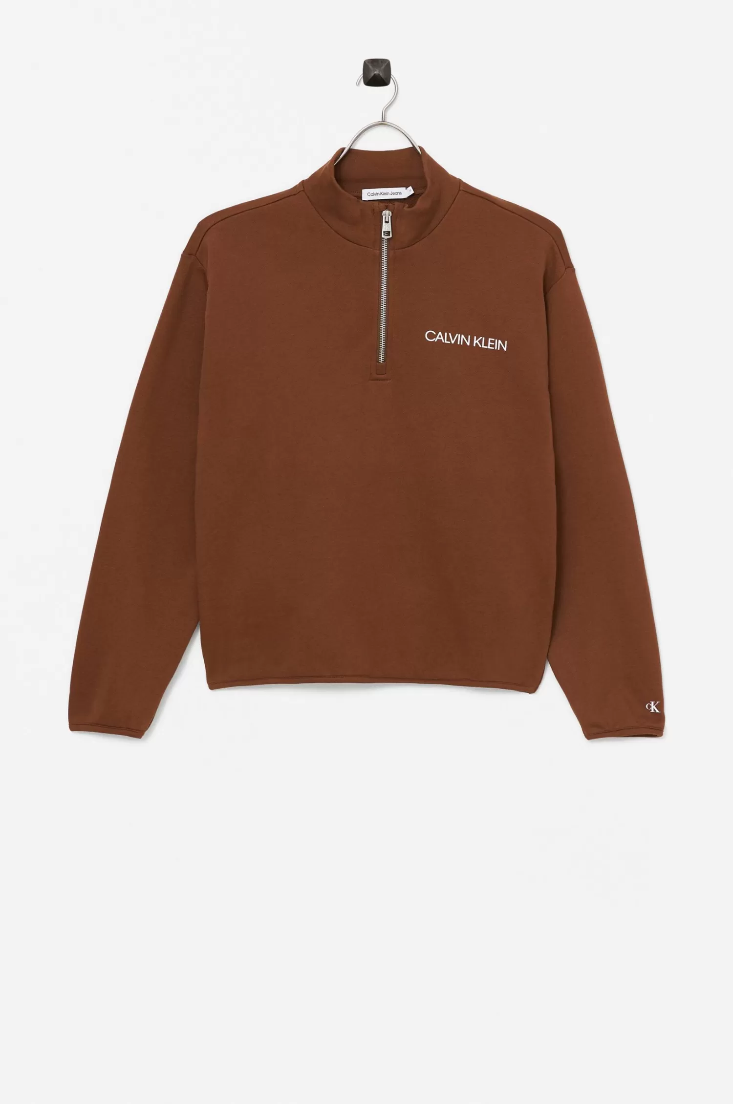 Calvin Klein Sweatshirt Inst. Logo Zip-Up Sweatshirt Cheap