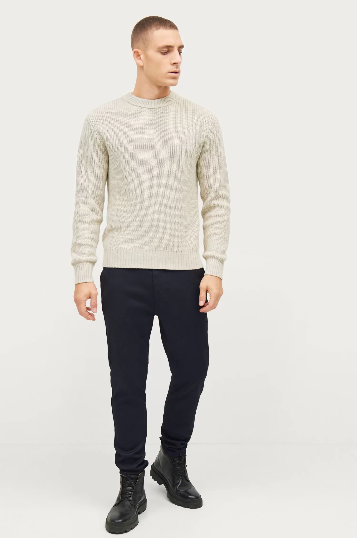 Studio Total Tapered Twill Trousers Best Sale