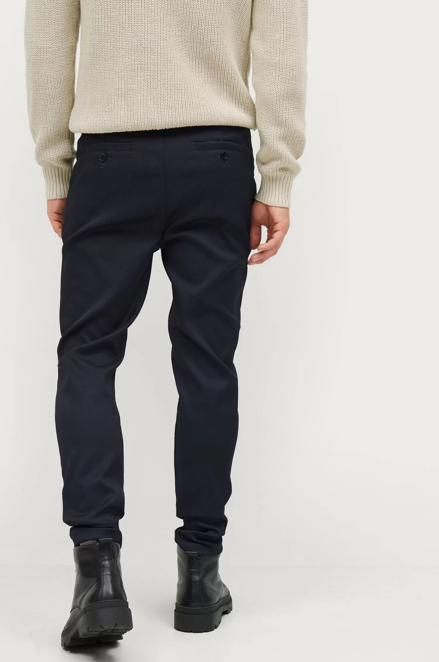 Studio Total Tapered Twill Trousers Best Sale