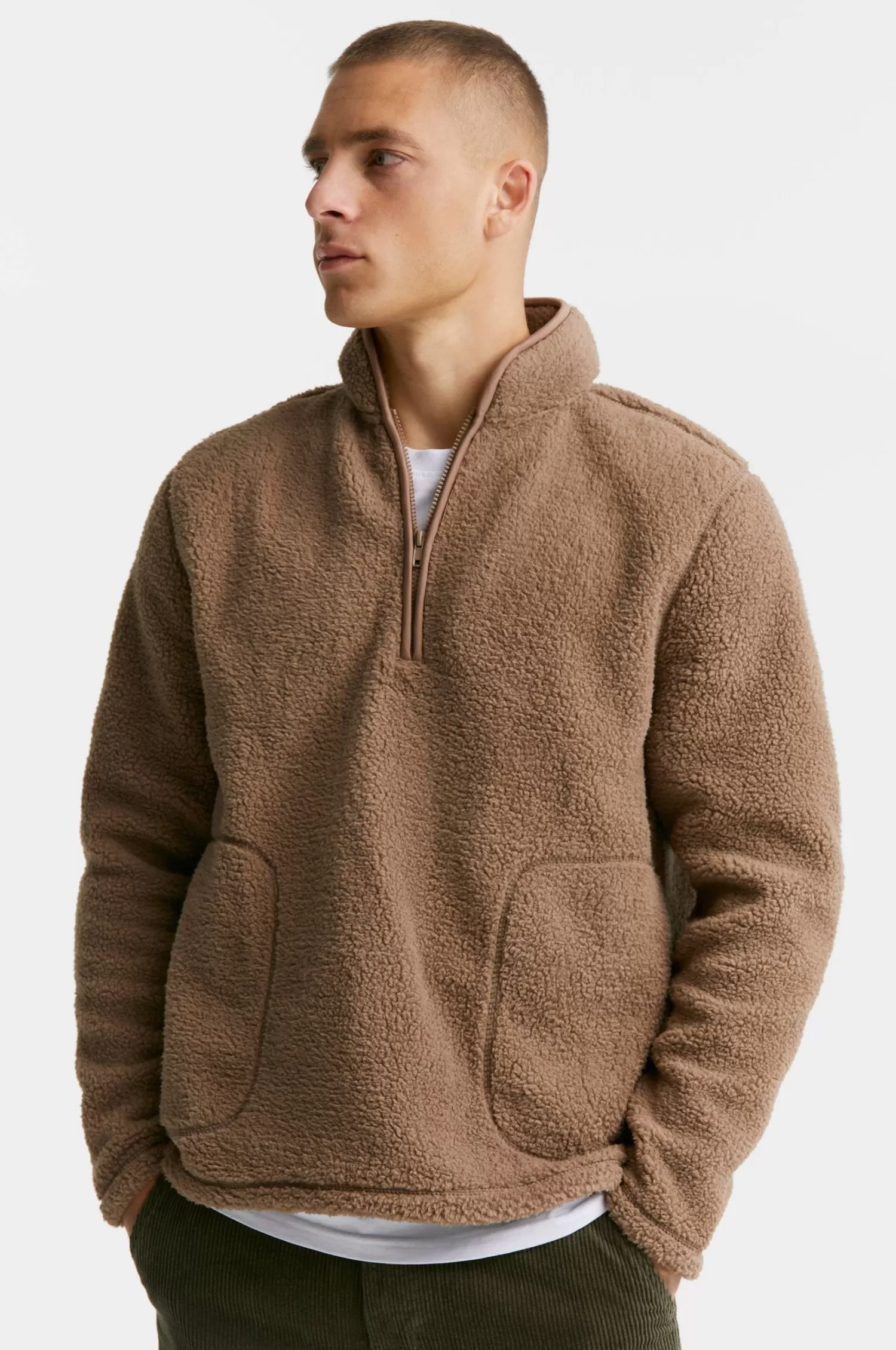 Studio Total Teddytroja Soft Pile 1/2 Zip Flash Sale