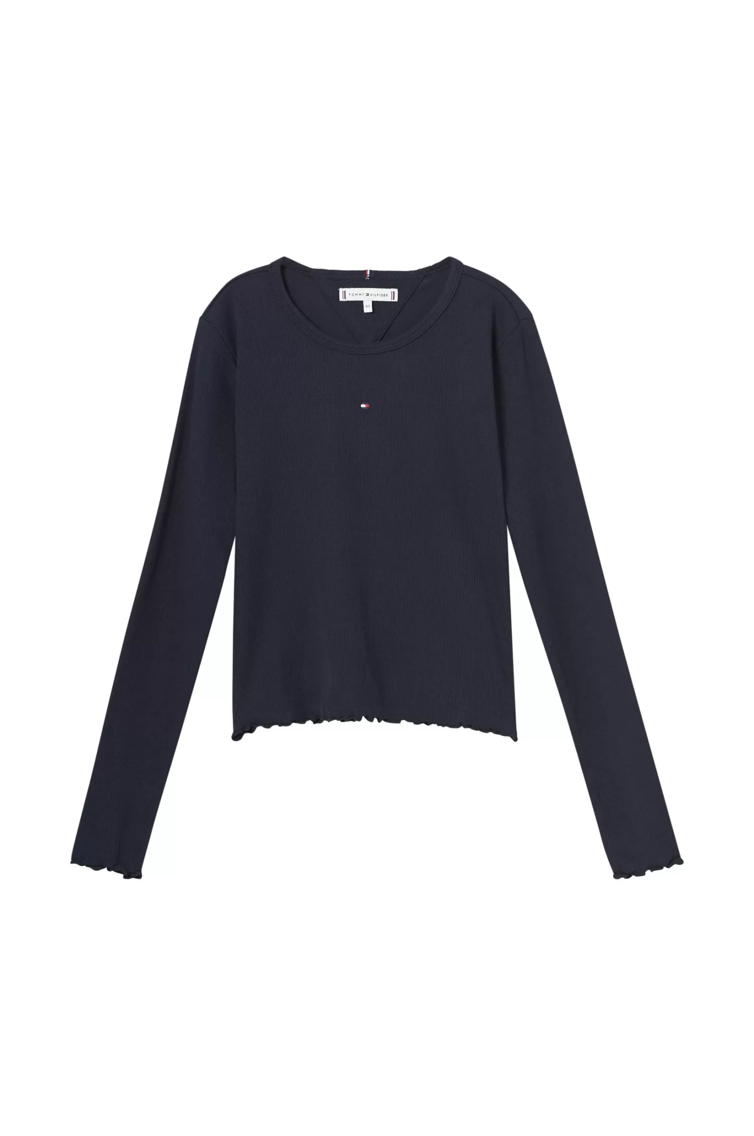 Tommy Hilfiger Topp Essential Rib Top L/S Flash Sale