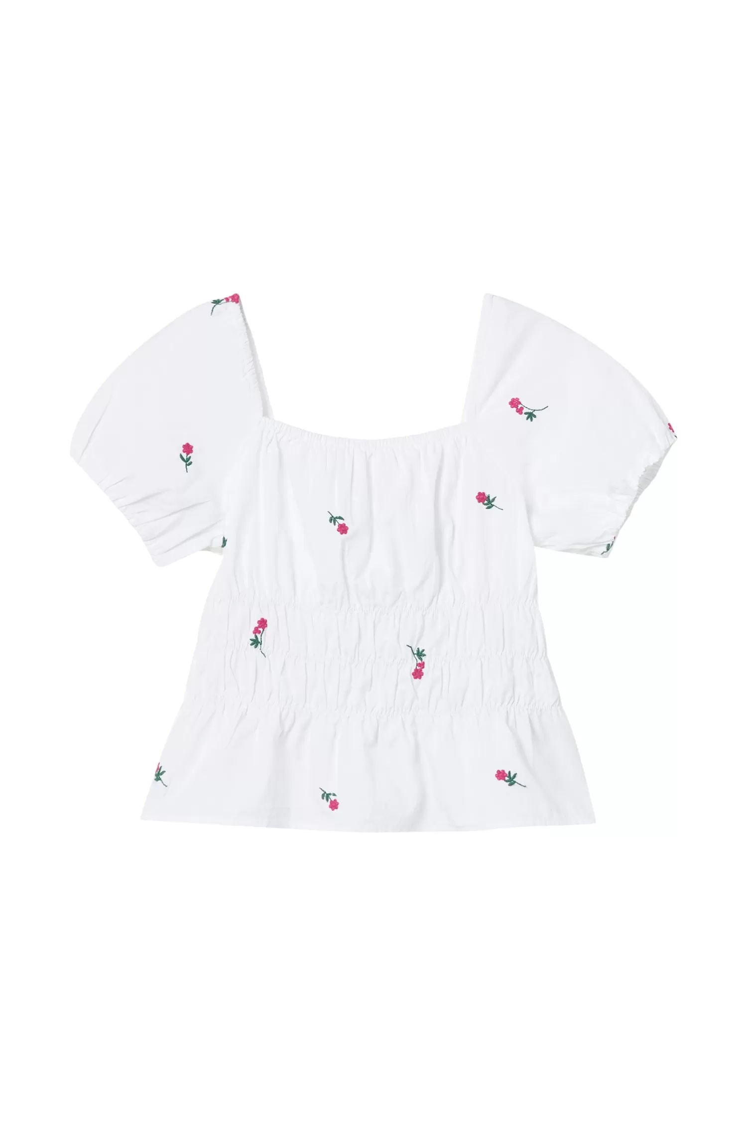 KIDS ONLY Topp Kograven Ss Emb Top Wvn Clearance