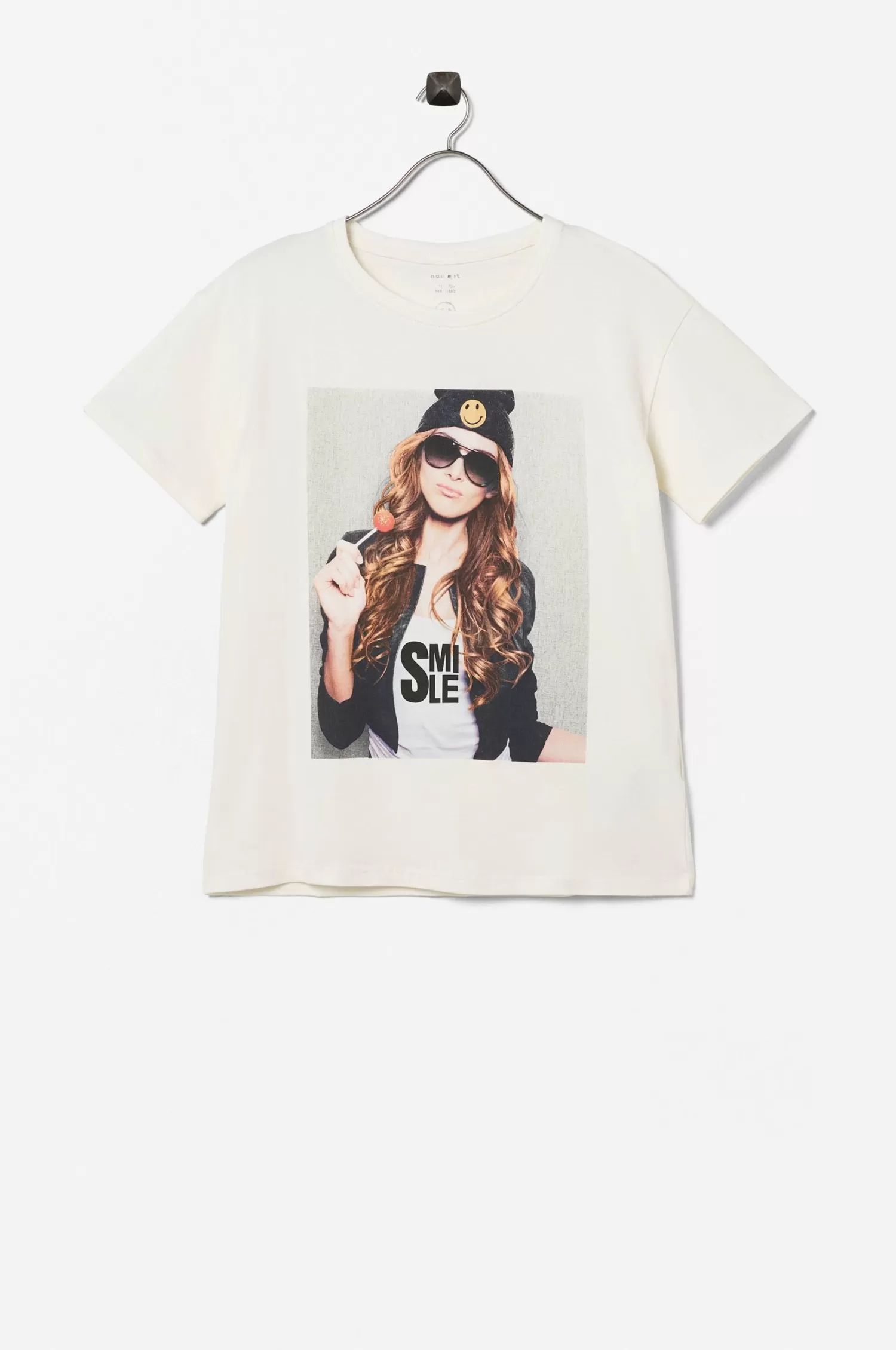 Name it Topp Nkfsanna Happy Ss Boxy Top Box Fashion