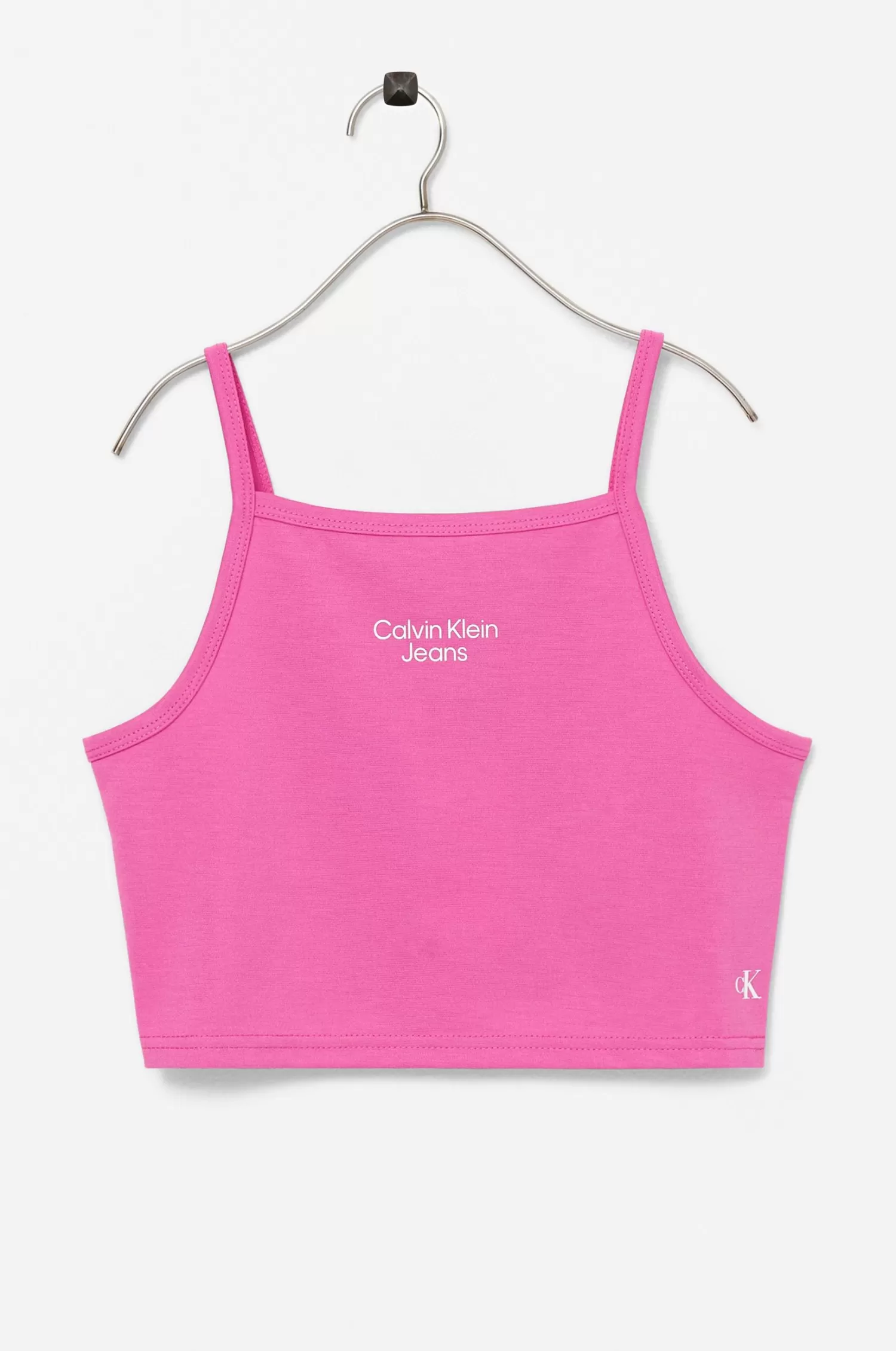 Calvin Klein Topp Stacked Logo Punto Strap Top Fashion