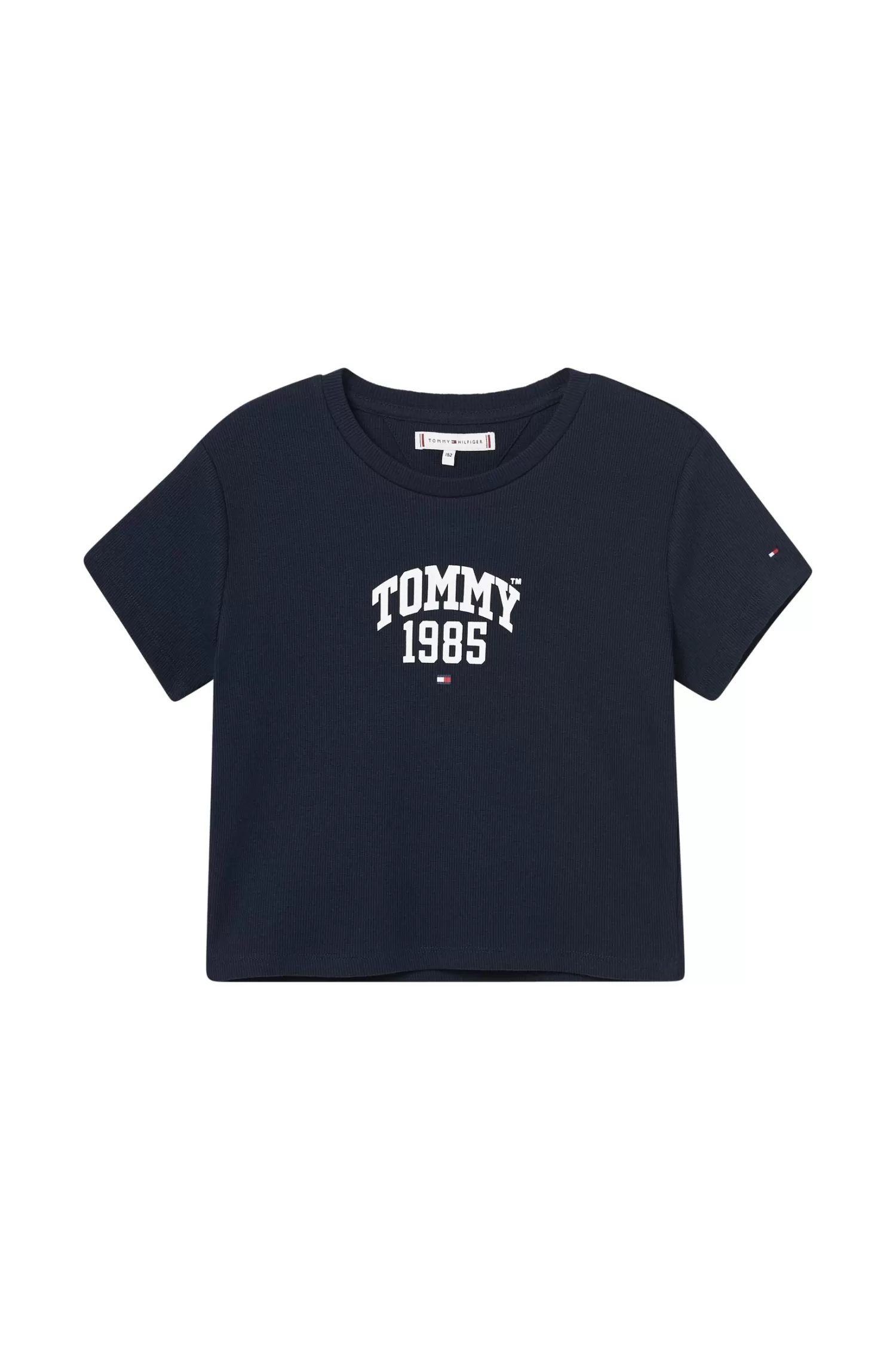 Tommy Hilfiger Topp Tommy Varsity Rib Top S/S Hot