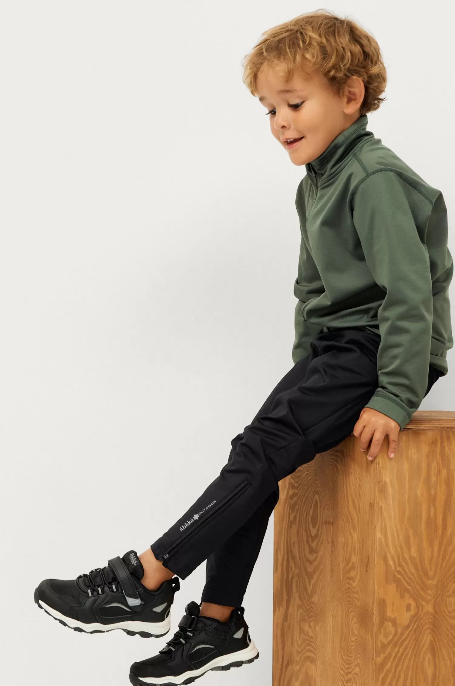 Áhkká Traningstroja Winter Fleece Fz Kids Cheap