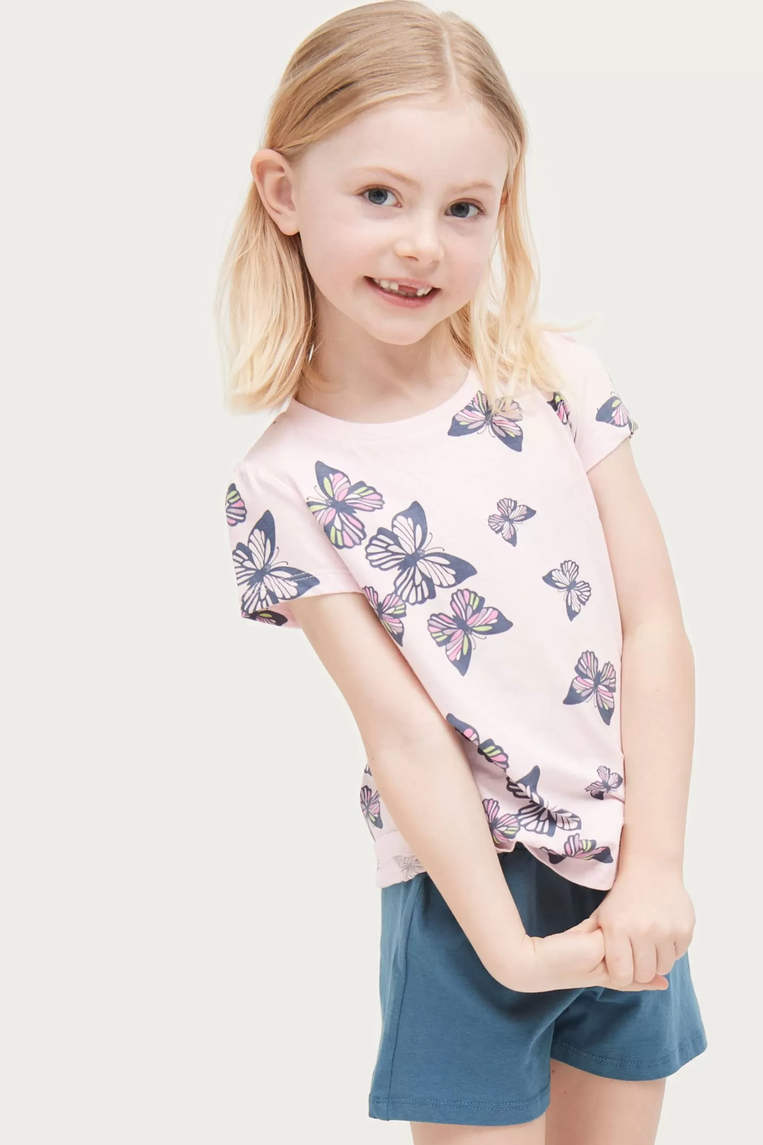 Ellos T-Shirt + Shorts Malva New