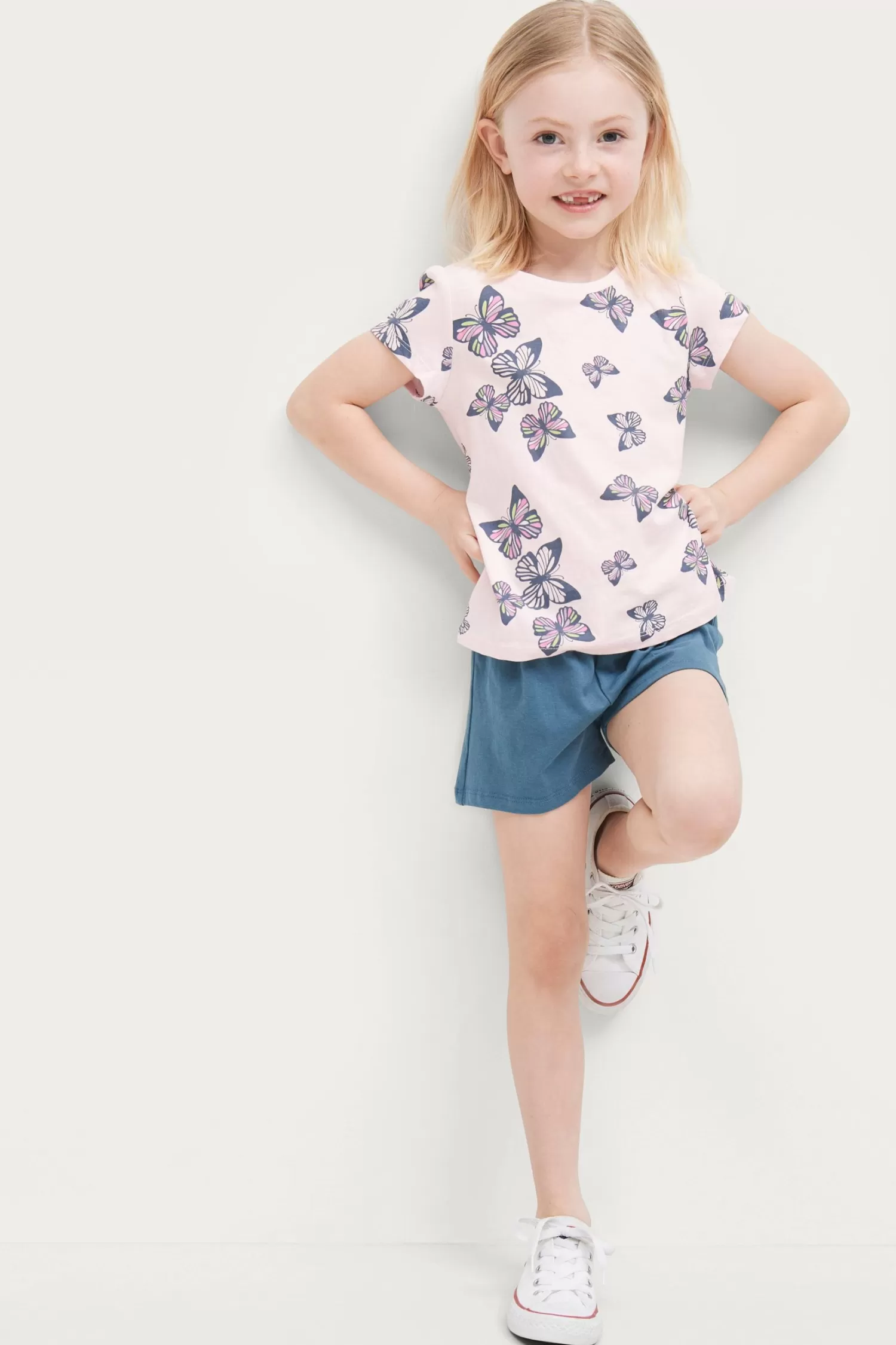 Ellos T-Shirt + Shorts Malva New