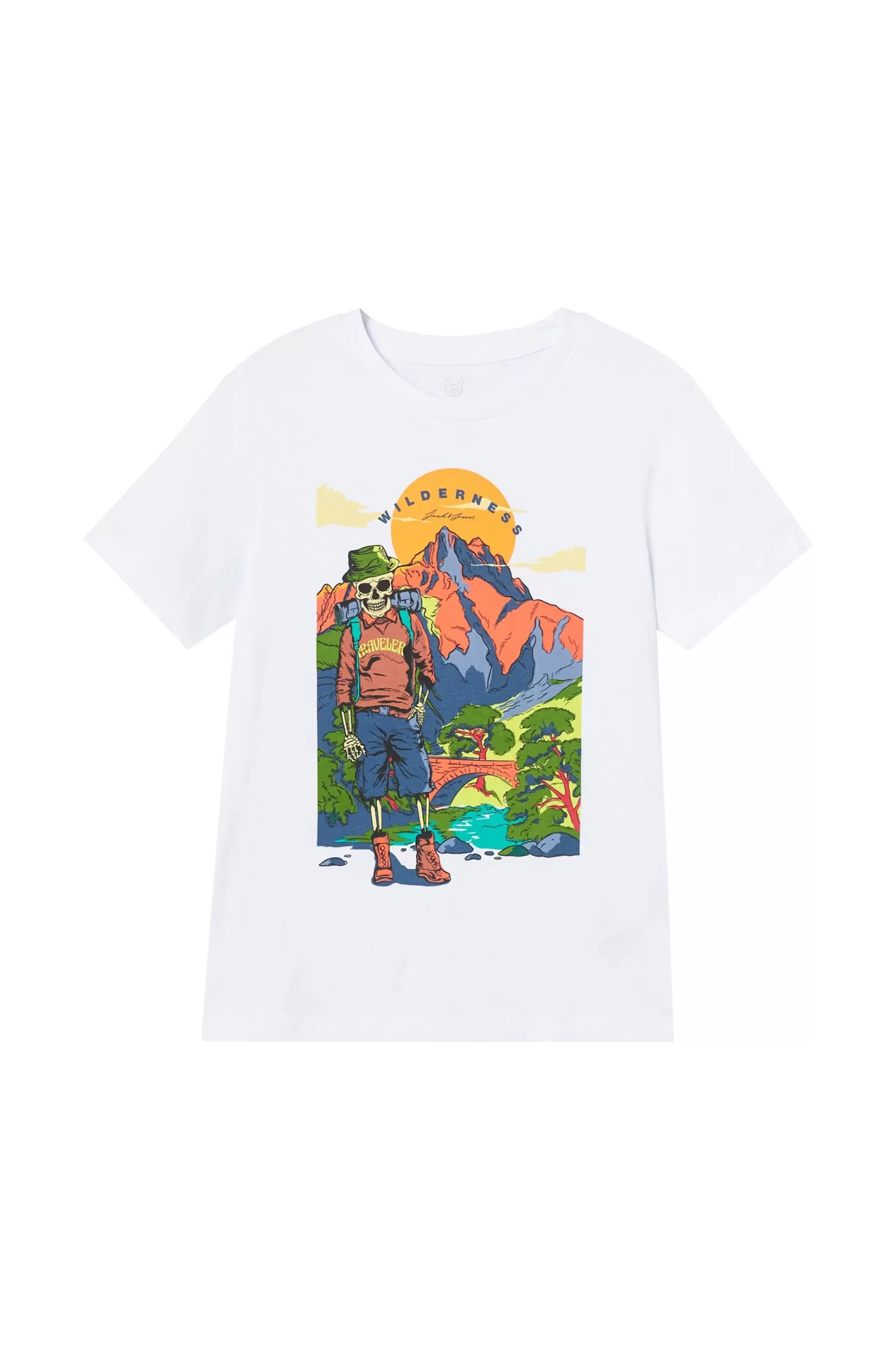Jack & Jones T-Shirt Jjhiker Tee Ss Crew Neck Jnr Store