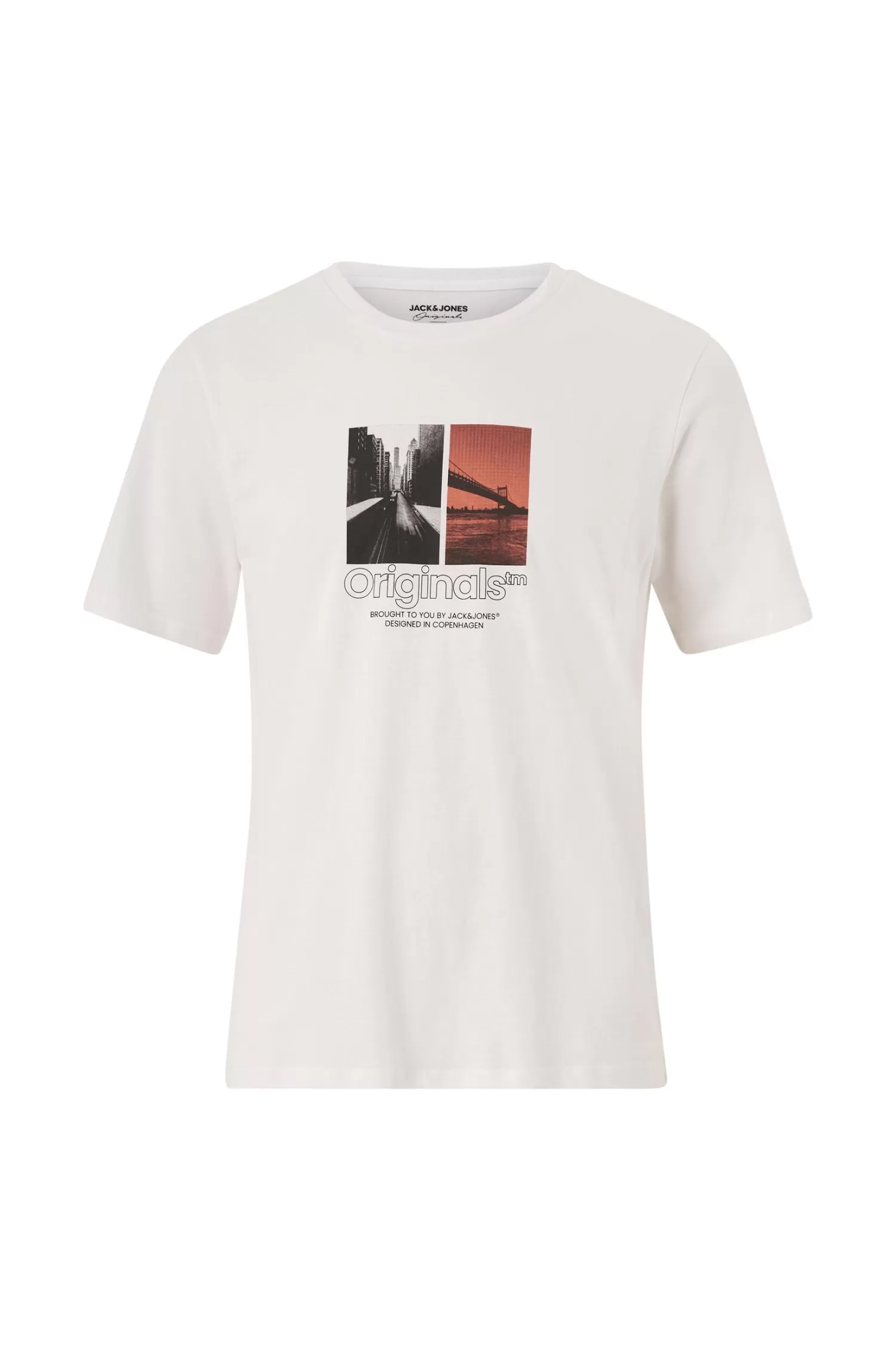 Jack & Jones T-Shirt Jorbooster Tee Ss Crew Neck Drop 10 Clearance