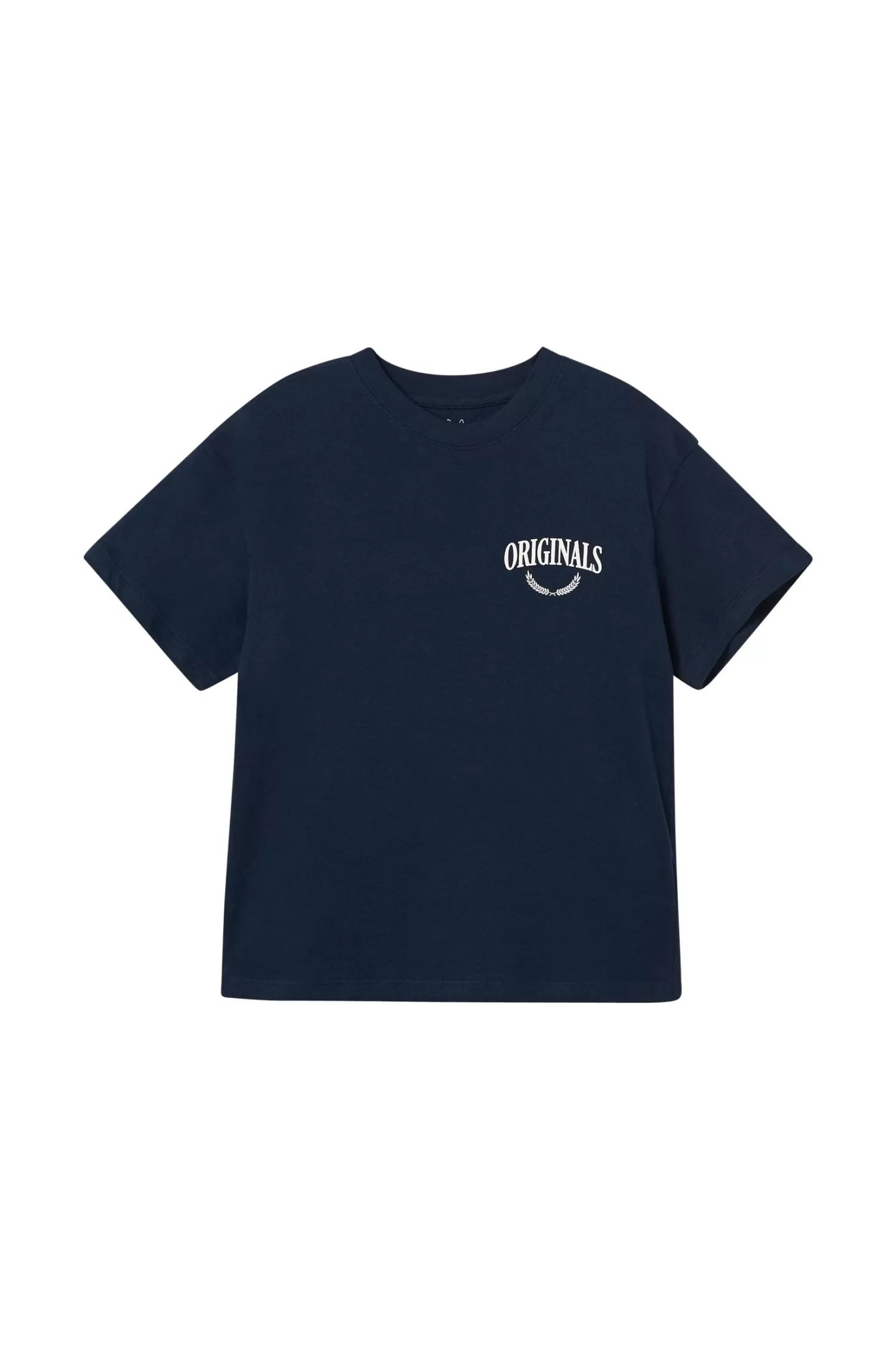 Jack & Jones T-Shirt Jorbrink Crest Back Tee Ss Crew Neck Discount