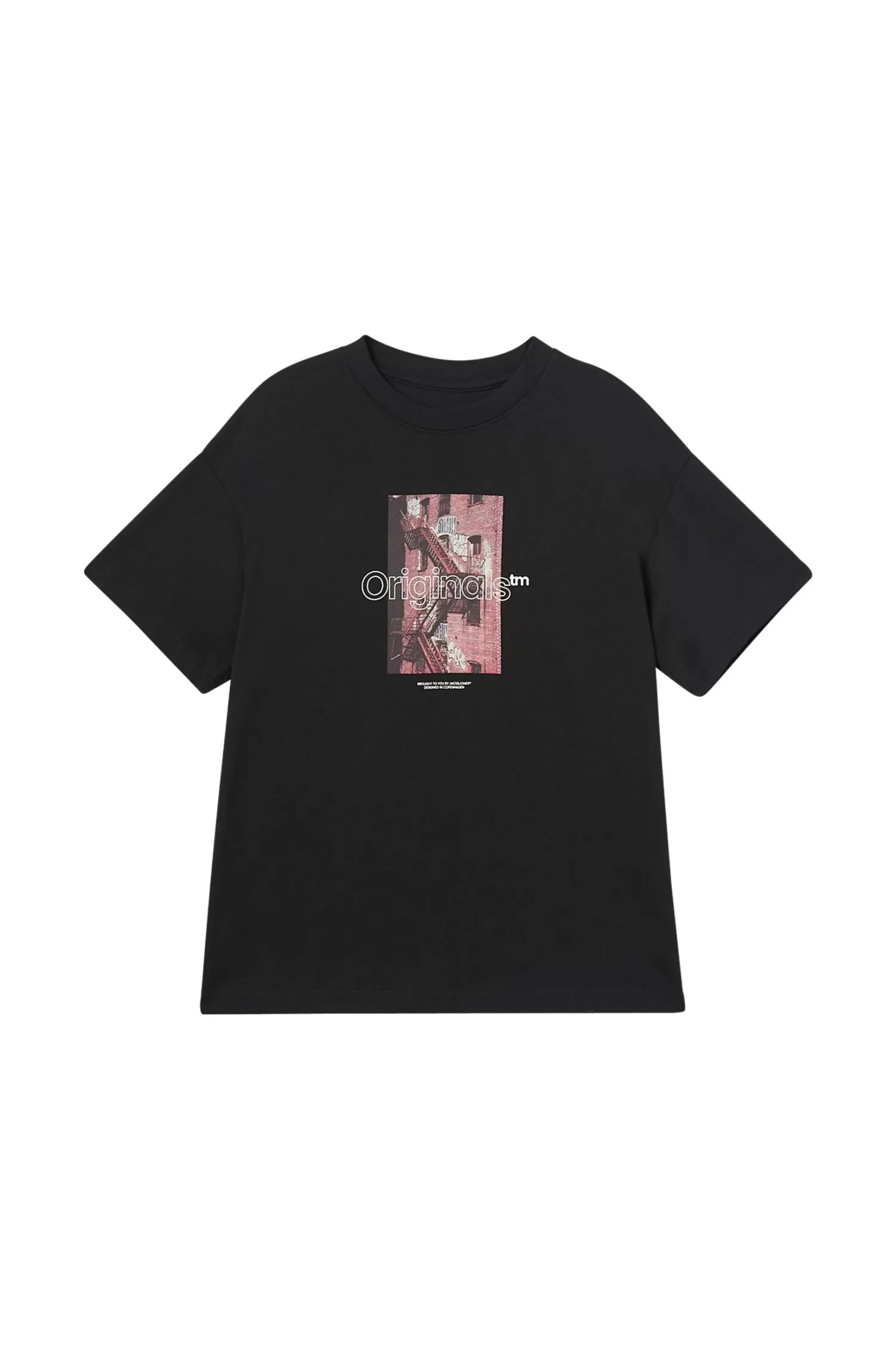 Jack & Jones T-Shirt Jorvesterbro Photo Ss Tee Crew Neck Discount
