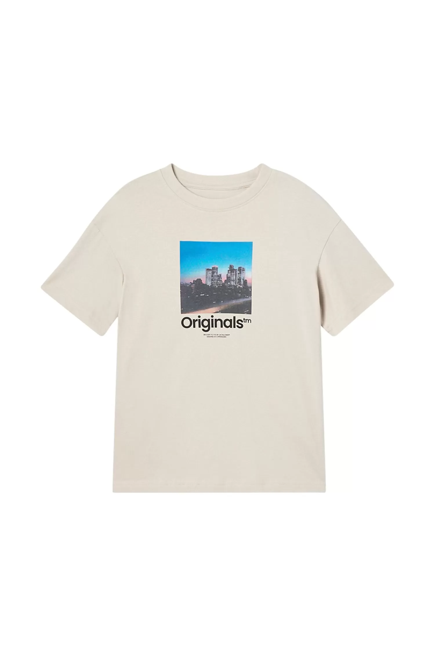 Jack & Jones T-Shirt Jorvesterbro Photo Ss Tee Crew Neck Clearance