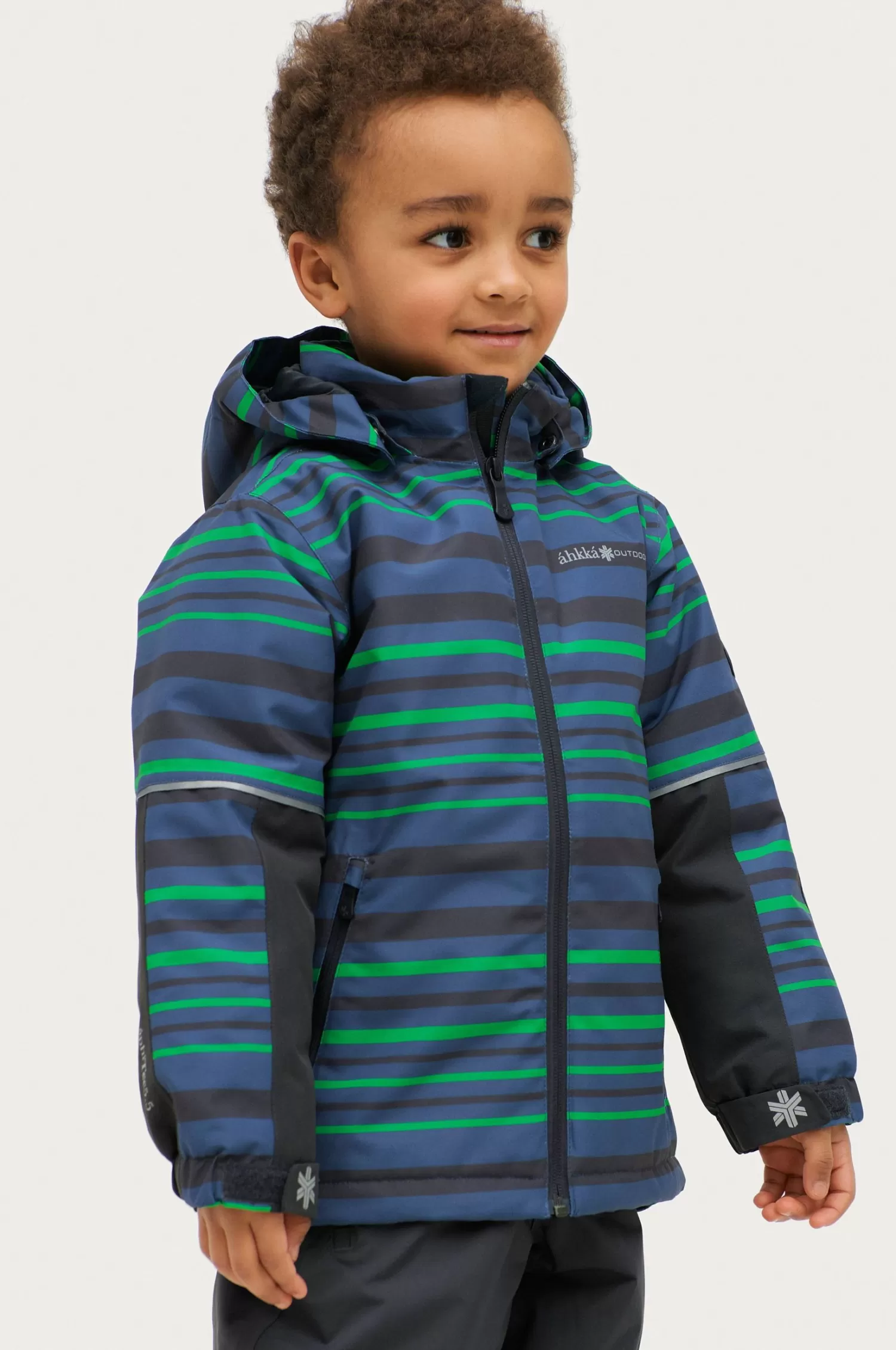 Áhkká Vinterjacka Ahkka Striped Jacket Mr Fashion