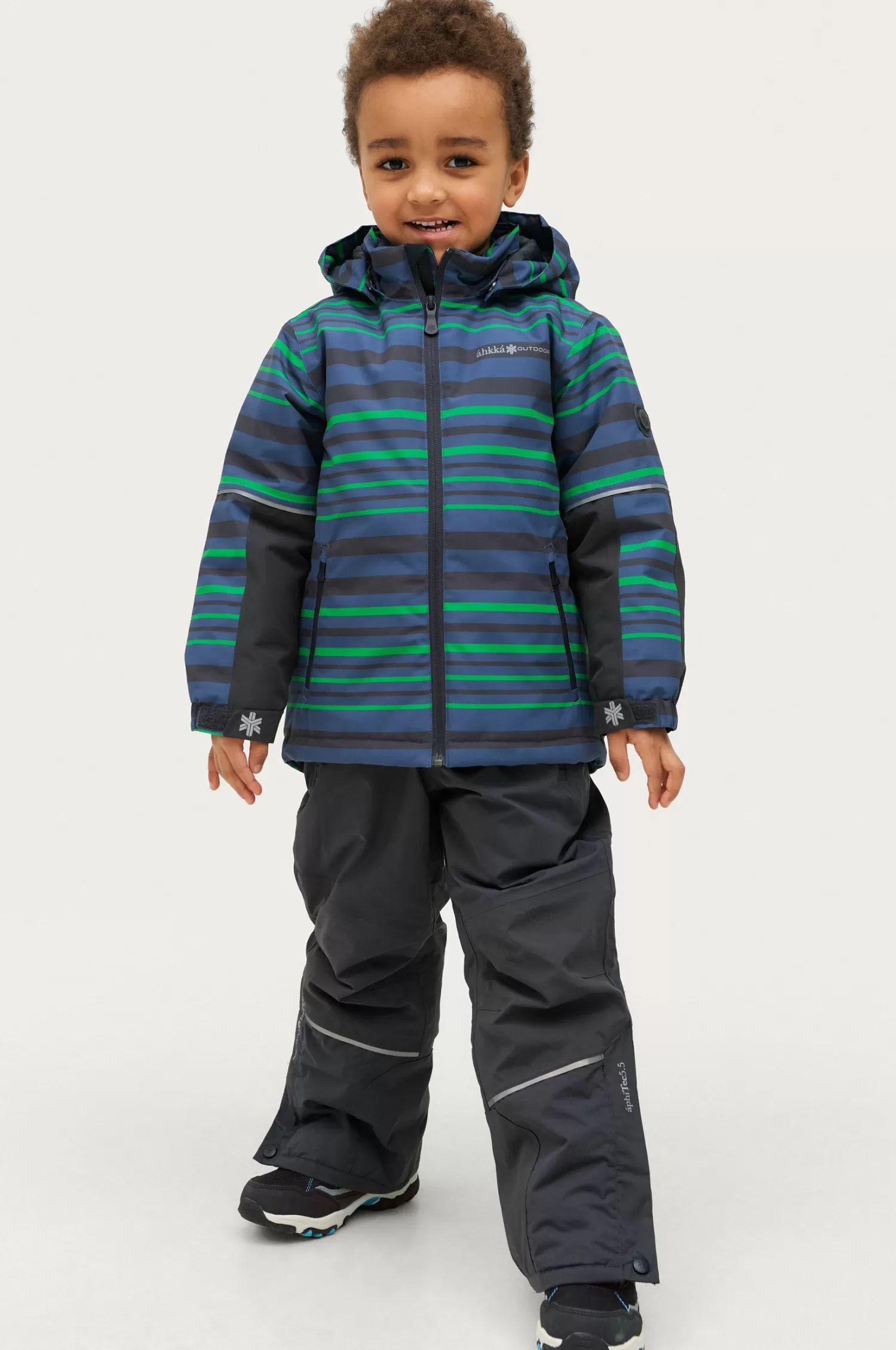 Áhkká Vinterjacka Ahkka Striped Jacket Mr Fashion
